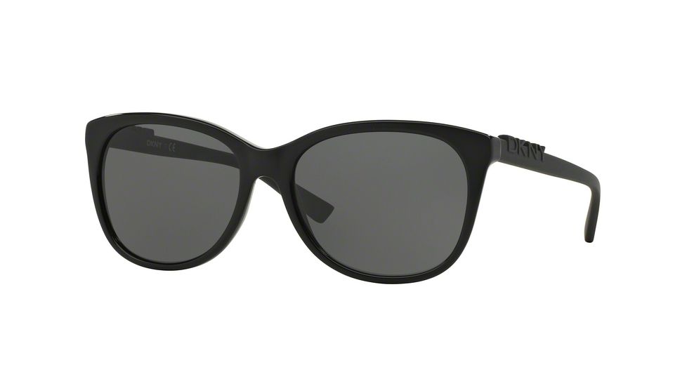 DKNY DY4126 Sunglasses 300187-57 - Black Frame, Gray Lenses