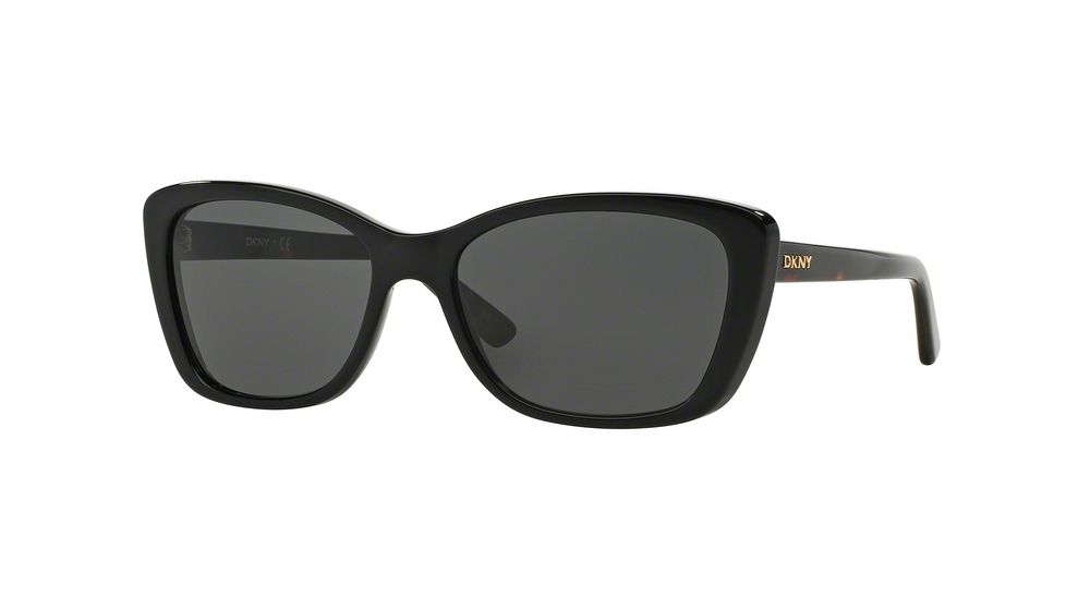 DKNY DY4130 Sunglasses 300187-57 - Black Frame, Gray Lenses