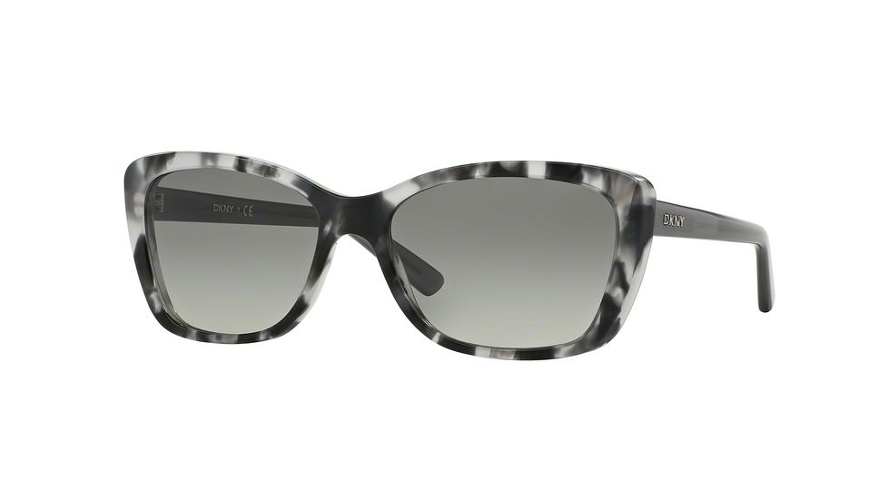 DKNY DY4130 Sunglasses 367111-57 - Grey Tortoise Frame, Grey Gradient Lenses
