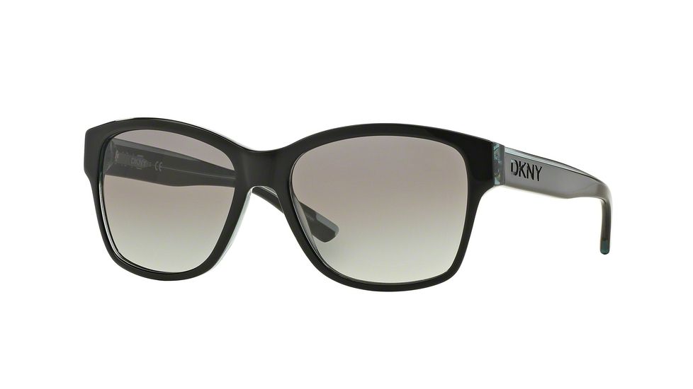 DKNY DY4134 Bifocal Prescription Sunglasses DY4134-369311-57 - Lens Diameter 57 mm, Frame Color Black/Teal