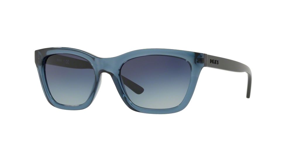 DKNY DY4158 Sunglasses 37144L-55 - Dark Navy Frame, Blue Gradient Lenses