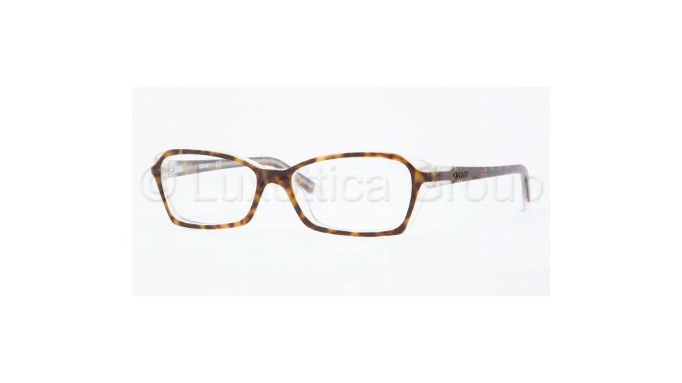 DKNY DY4618 Single Vision Prescription Eyewear 3471-5015 - Top Havana Crystal 