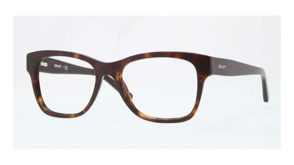 DKNY DY4641 Single Vision Prescription Eyeglasses 3016-54 - Dark Tortoise Frame, Demo Lens Lenses