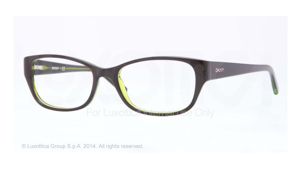 DKNY DY4646 Single Vision Prescription Eyeglasses 3623-51 - Violet Black Green Frame