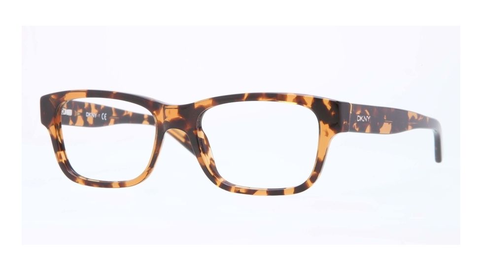 DKNY DY4651 Progressive Prescription Eyeglasses 3641-52 - Brown Havana Frame