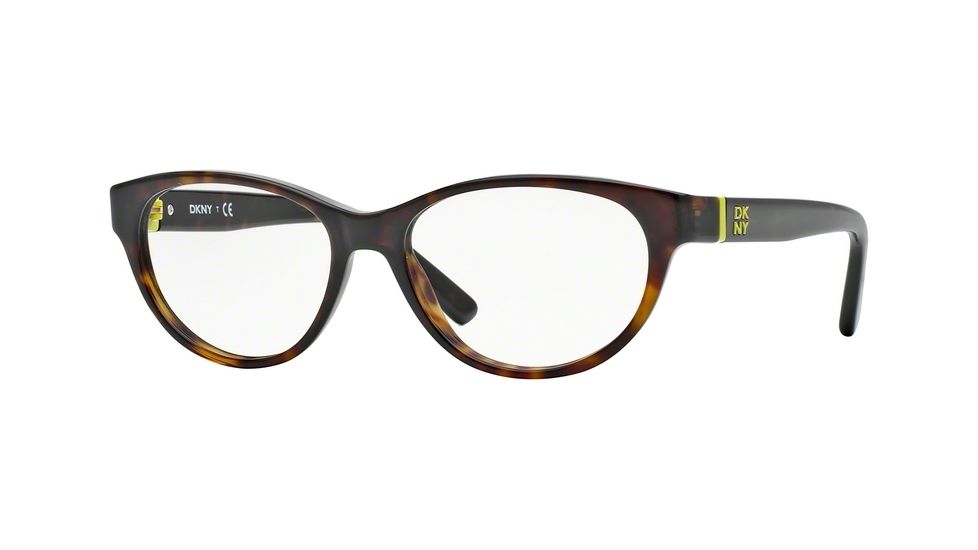 DKNY DY4655 Single Vision Prescription Eyeglasses 3016-51 - Dark Tortoise Frame