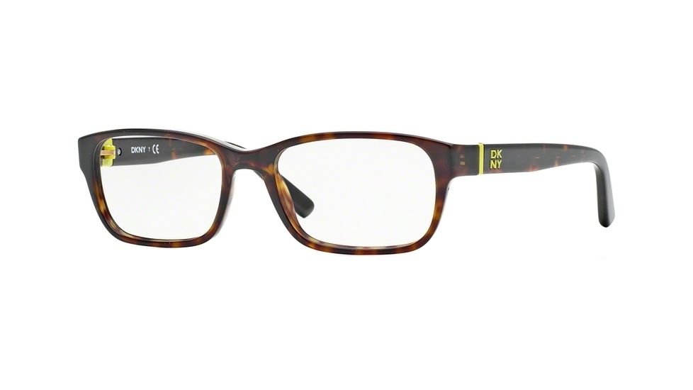 DKNY DY4656 Single Vision Prescription Eyeglasses 3016-51 - Dark Havana Frame