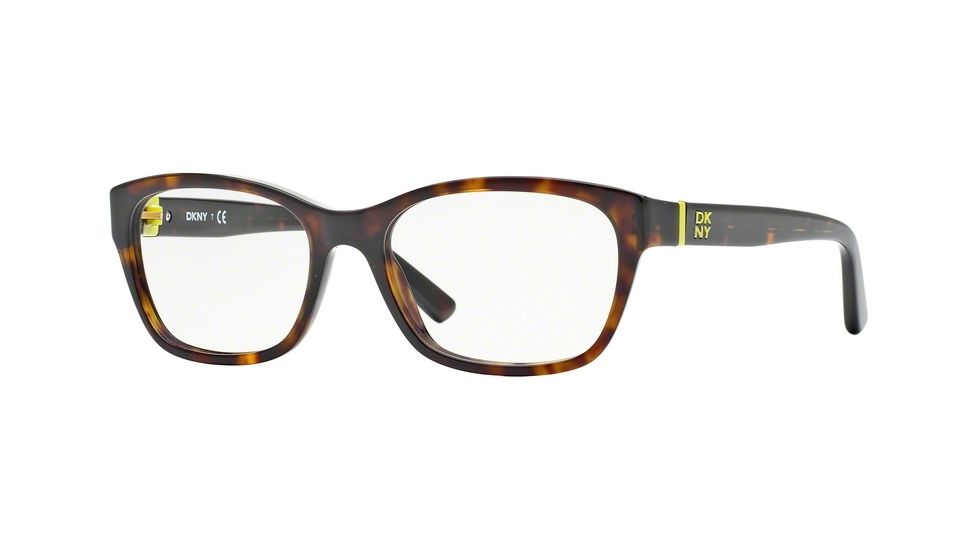 DKNY DY4657 Single Vision Prescription Eyeglasses 3016-53 - Dark Tortoise Frame