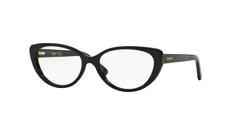 DKNY DY4664 Single Vision Prescription Eyeglasses 3001-52 - Black Frame