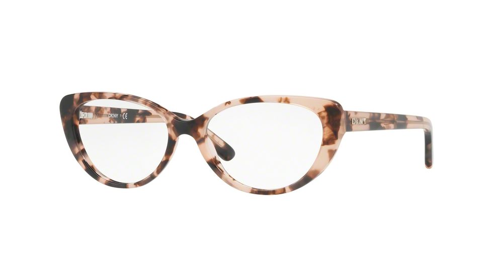DKNY DY4664 Single Vision Prescription Eyeglasses 3731-52 - Pink Tortoise Frame