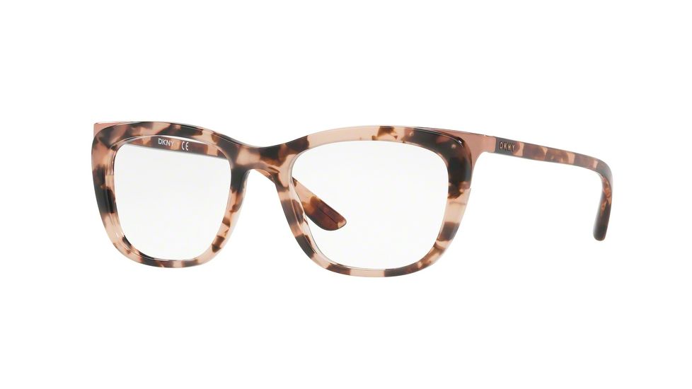 DKNY DY4680 Single Vision Prescription Eyeglasses 3731-50 - Pink Tortoise Frame