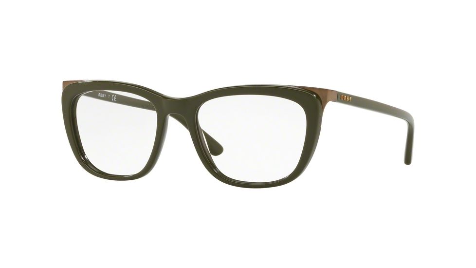 DKNY DY4680 Single Vision Prescription Eyeglasses 3779-52 - Army Frame