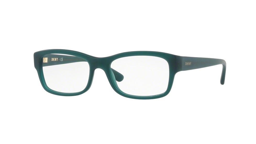 DKNY DY4684 Single Vision Prescription Eyeglasses 3750-51 - Matte Dark Teal Frame