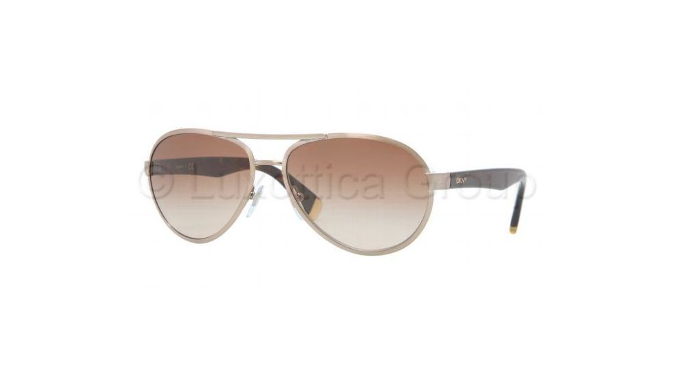 DKNY DY5069 Sunglasses 101613-5815 - Brushed Copper Frame, Brown Gradient Lenses