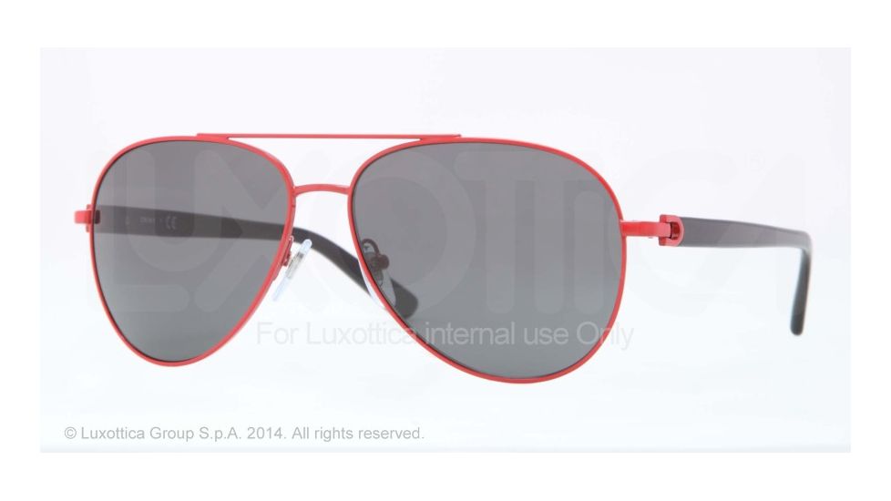 DKNY DY5078 Sunglasses 105687-58 - Red Frame, Gray Lenses
