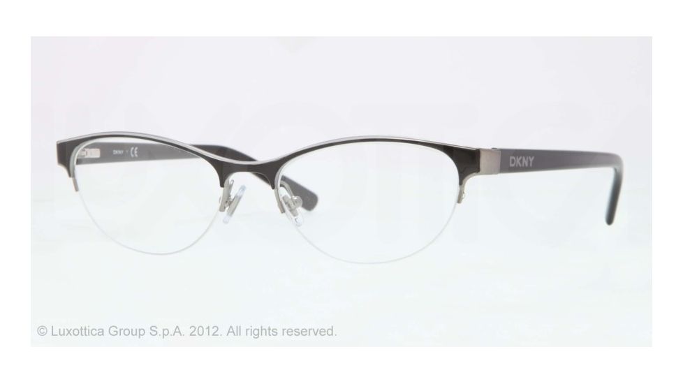DKNY DY5642 Bifocal Prescription Eyeglasses 1014-52 - Gunmetal Frame, Demo Lens Lenses