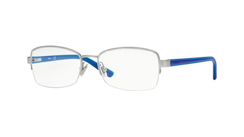 DKNY DY5645 Single Vision Prescription Eyeglasses 1221-51 - Matte Silver Frame