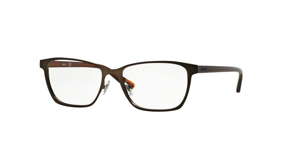 DKNY DY5650 Single Vision Prescription Eyeglasses 1222-53 - Satiny Brown Frame