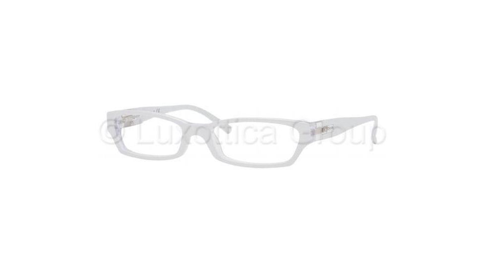 DKNY Eyeglasses DY4589 with Lined Bifocal Rx Prescription Lenses 3413-5116 - Ice/White/Crystal 