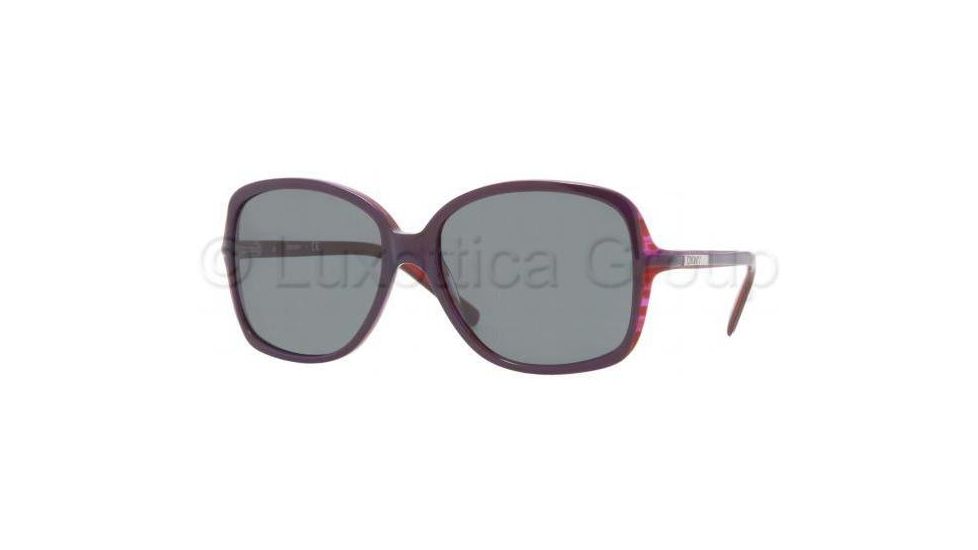 DKNY Sunglasses DY4058 342587-5616 - Violet/Striped Red Gray