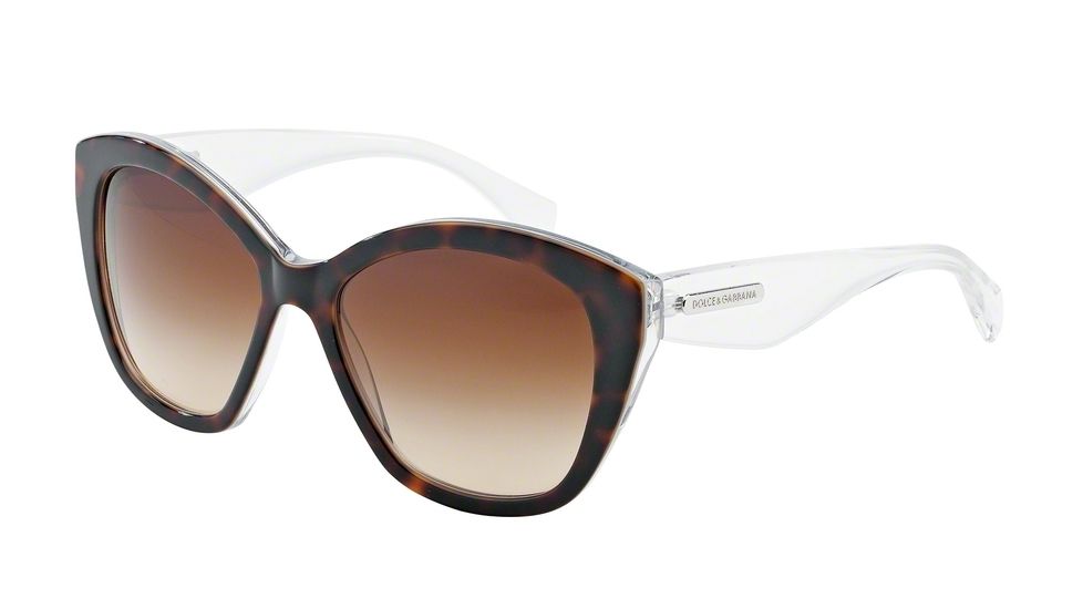 Dolce&amp;Gabbana 3 LAYERS DG4220 Bifocal Prescription Sunglasses DG4220-279513-55 - Lens Diameter 55 mm, Frame Color Havana/pearl White/cyryst