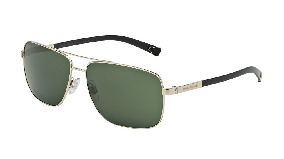 Dolce&amp;Gabbana BASALTO COLLECTION DG2139 Progressive Prescription Sunglasses DG2139-110771-61 - Lens Diameter 61 mm, Frame Color Sand Pale Gold/shiny