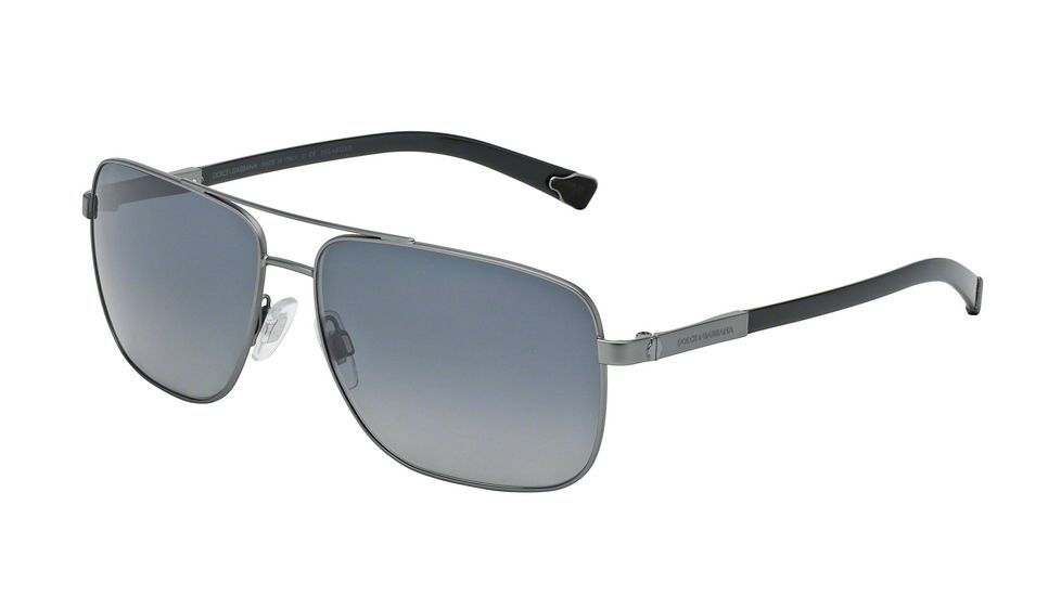 Dolce&amp;Gabbana BASALTO COLLECTION DG2139 Progressive Prescription Sunglasses DG2139-1108T3-61 - Lens Diameter 61 mm, Frame Color Matte Gunmetal