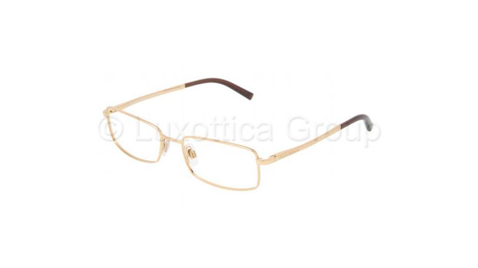 Dolce&amp;Gabbana DG1177 SV Prescription Eyeglasses - Gold Frame / 52 mm Prescription Lenses, 02-5217