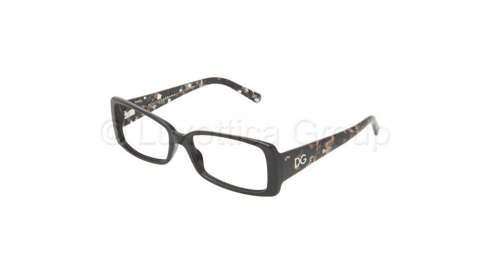 Dolce&amp;Gabbana DG3080 Bifocal Eyeglasses - 1527 Black Demo Lens Frame / 55 mm Prescription Lenses, 1527-5516