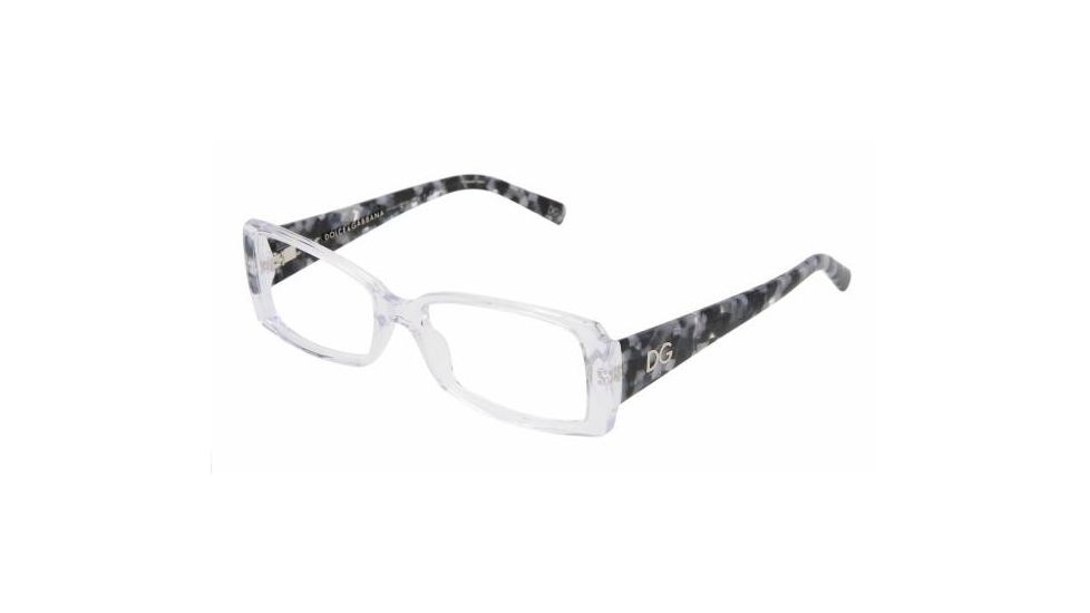 Dolce&amp;Gabbana DG3080 Bifocal Eyeglasses - Crystal Demo Lens Frame / 53 mm Prescription Lenses, 1528-5316
