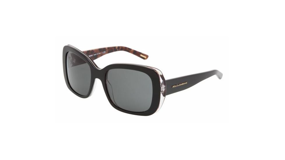 Dolce&amp;Gabbana DG4101 Bifocal Sunglasses - Animal Black Gray Frame / 54 mm Prescription Lenses, 175087-5419