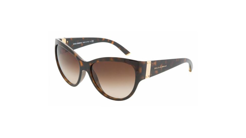 Dolce&amp;Gabbana DG 6059 Sunglasses Styles - Havana Brown Gradient Frame, 502-13-5816