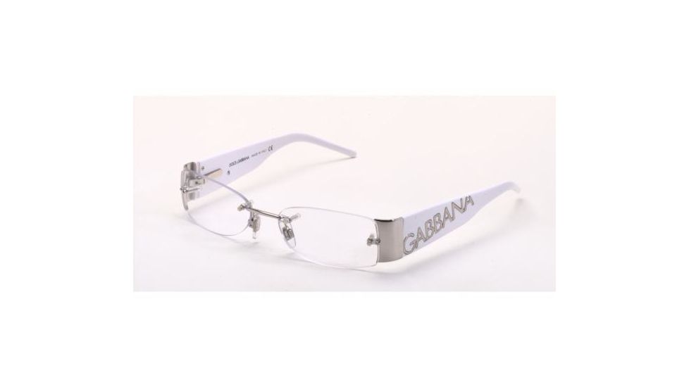 Dolce &amp; Gabanna DG1102 #062 - Silver Frame, Demo Lens Lenses