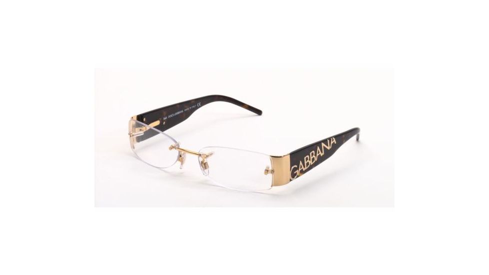 Dolce &amp; Gabanna DG1102 #065 - Gold Frame, Demo Lens Lenses