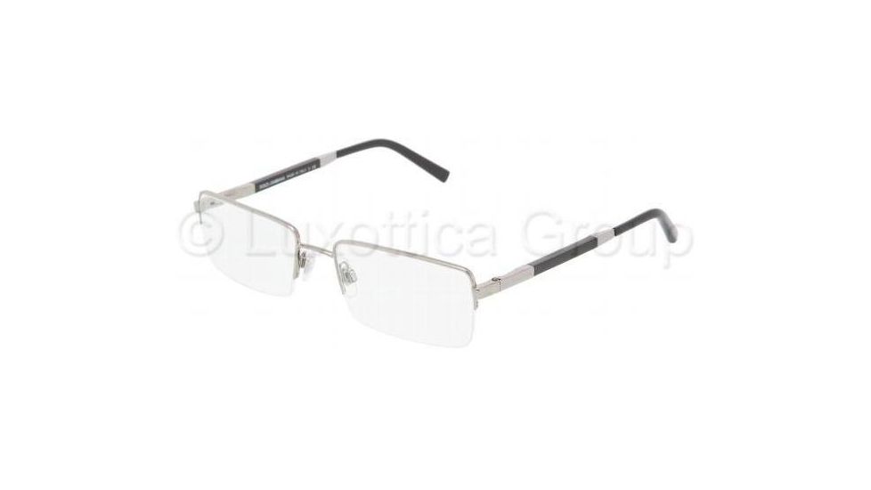 Dolce&amp;Gabbana DG1209 Single Vision Prescription Eyewear 04-5218 - Gunmetal 
