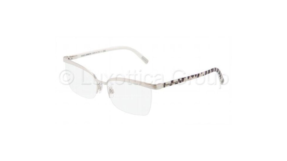 Dolce&amp;Gabbana DG1221 Bifocal Prescription Eyeglasses 05-5416 - Silver Frame