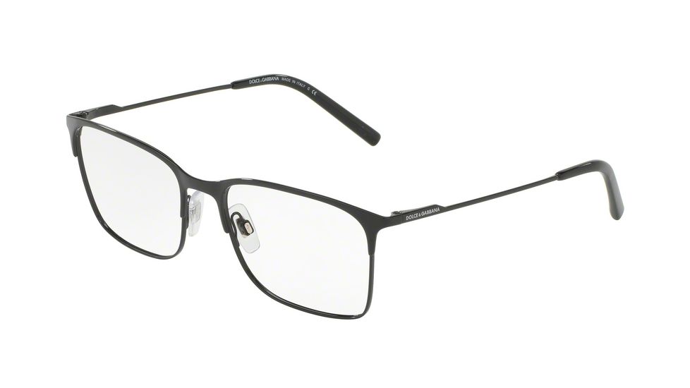 Dolce&amp;Gabbana DG1289 Progressive Prescription Eyeglasses 01-54 - Black Frame
