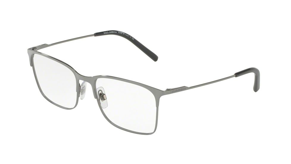 Dolce&amp;Gabbana DG1289 Progressive Prescription Eyeglasses 04-52 - Gunmetal Frame