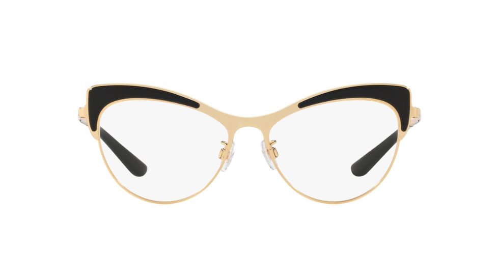 Dolce&amp;Gabbana DG1308 Prescription Eyeglasses, 53mm, Black/Gold, DG1308-501-53-SV