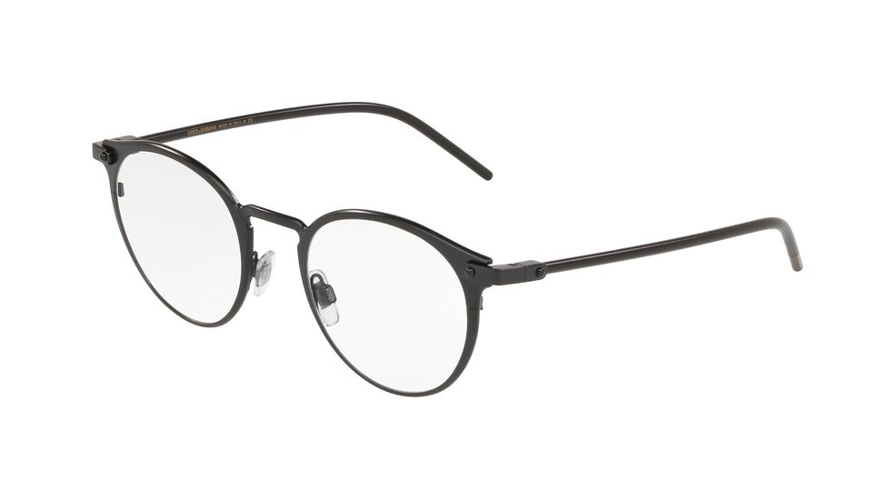 Dolce&amp;Gabbana DG1318 Prescription Eyeglasses, 48mm, Matte Black, DG1318-1106-48-SV