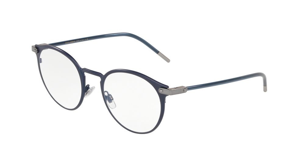 Dolce&amp;Gabbana DG1318 Prescription Eyeglasses, 48mm, Matte Blue, DG1318-1280-48-SV
