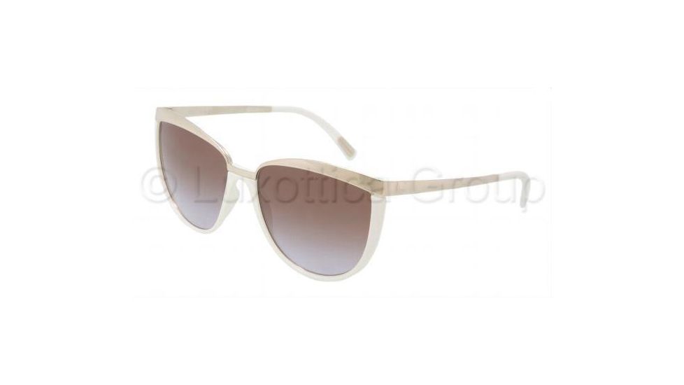 Dolce&amp;Gabbana DG2096 Sunglasses 142/68-5716 - Ivory White Brown Gradient Violet