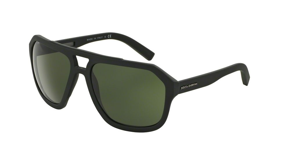 Dolce&amp;Gabbana DG2146 Bifocal Prescription Sunglasses DG2146-126571-60 - Lens Diameter 60 mm, Frame Color Green Rubber