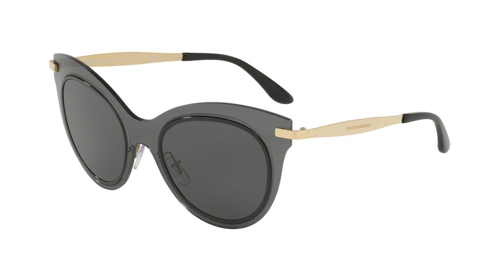 Dolce&amp;Gabbana DG2172 Sunglasses 02/87-51 - Smoke Frame, Grey Lenses