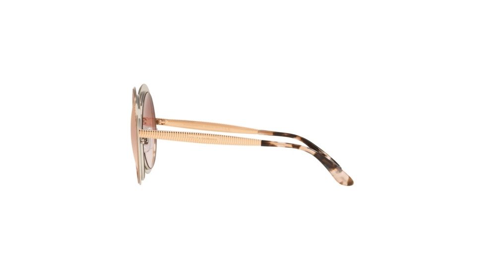 Dolce&amp;Gabbana DG2179 Single Vision Prescription Sunglasses, 54mm, Pink Gold, DG2179-12986F-54-SV