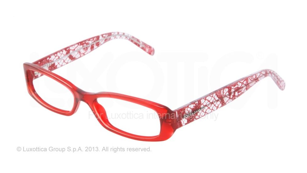 Dolce&amp;Gabbana DG3063M Bifocal Prescription Eyeglasses 1893-5216 - Red 