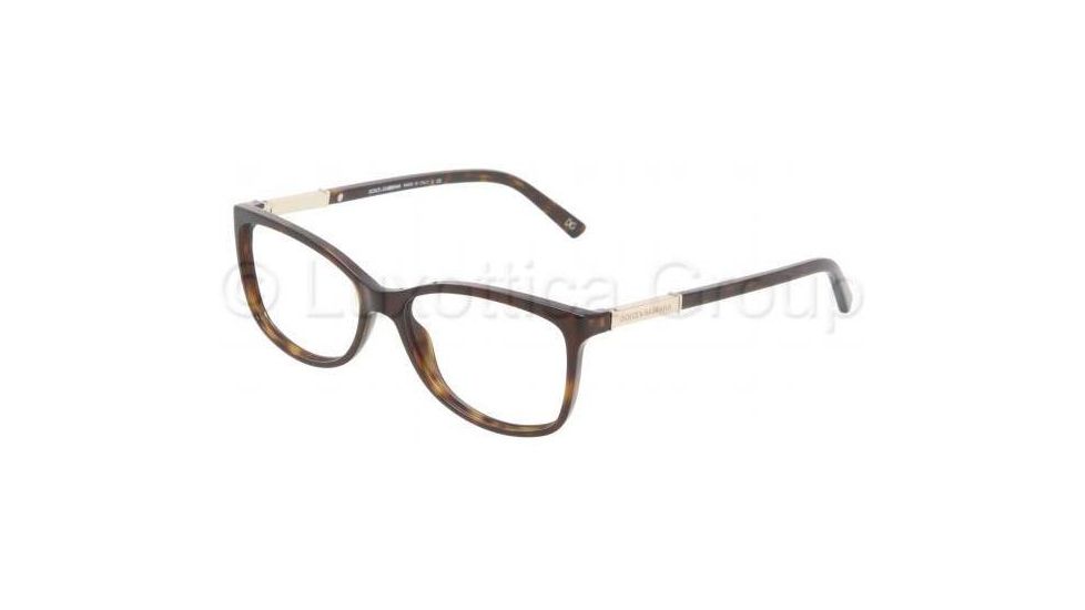 Dolce&amp;Gabbana DG3107 Single Vision Prescription Eyewear 502-5415 - Havana