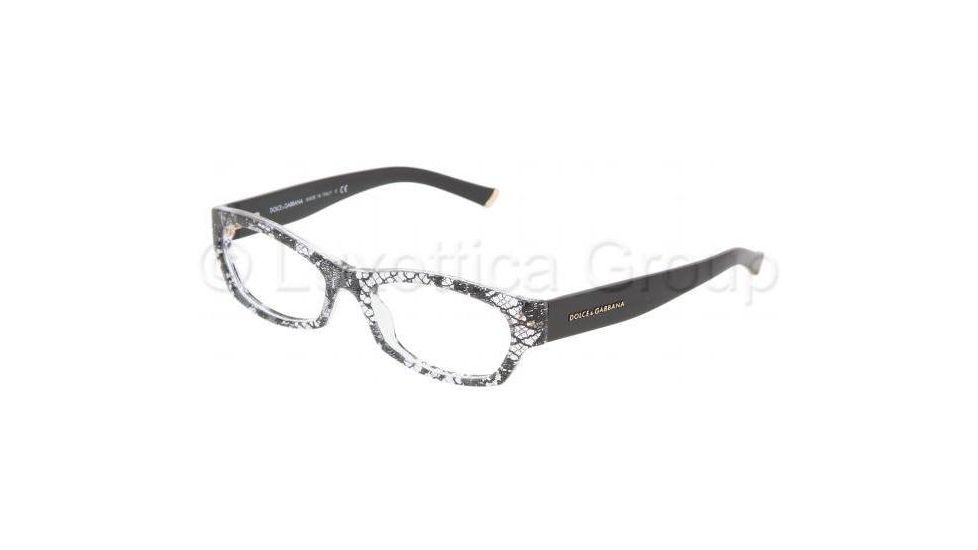 Dolce&Gabbana DG3115 Single Vision Prescription Eyewear 1895-5117 - Black Lace