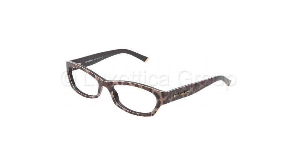 Dolce&Gabbana DG3115 Single Vision Prescription Eyeglasses 1995-5317 - Leopard Frame