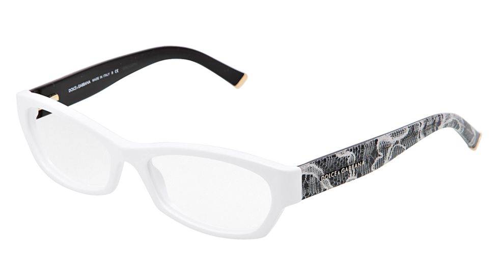Dolce&amp;Gabbana DG3115 Eyeglass Frames 2565-5117 - White Frame